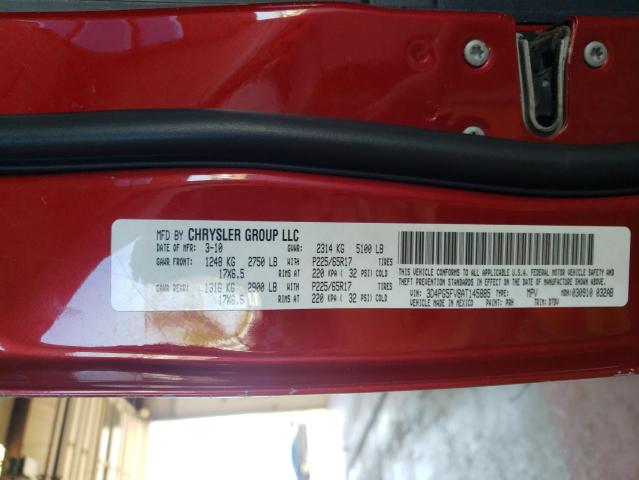 Zdjęcie 10 z aukcji – 2010 DODGE JOURNEY SX z VIN 3D4PG5FV8AT145885