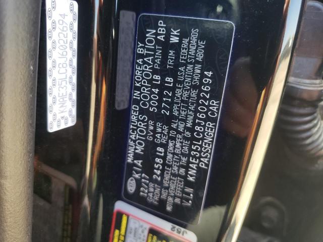 Photo 10 from auction – 2018 KIA STINGER GT with VIN KNAE35LC8J6022694