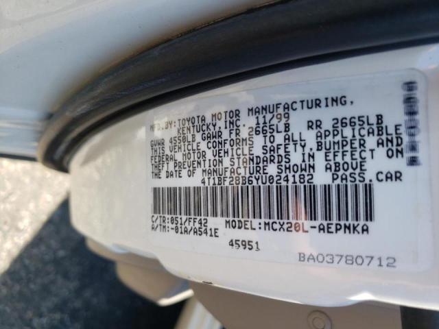 Photo 10 from auction – 2000 TOYOTA AVALON XL with VIN 4T1BF28B6YU024182