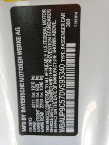 Photo 10 from auction – 2013 BMW 128 I with VIN WBAUP9C57DVS95340