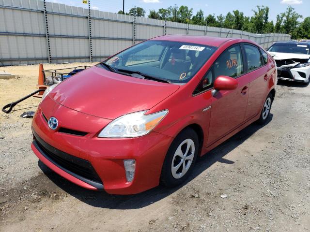 Photo 2 from auction – 2015 TOYOTA PRIUS with VIN JTDKN3DU7F0444560
