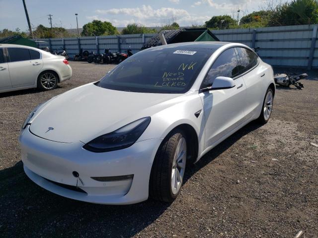 Photo 2 from auction – 2021 TESLA MODEL 3 with VIN 5YJ3E1EB9MF906718