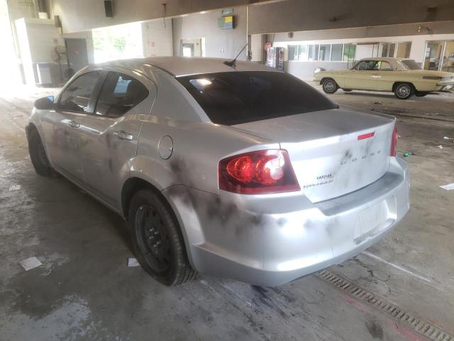 Photo 3 from auction – 2012 DODGE AVENGER SE with VIN 1C3CDZAB4CN216693