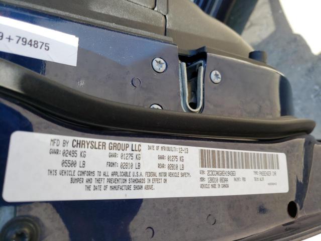Photo 10 from auction – 2014 CHRYSLER 300C with VIN 2C3CCAKG0EH194363