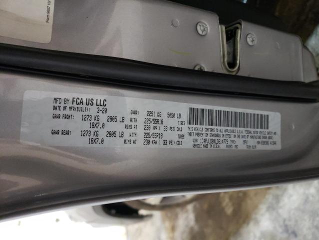 Photo 10 from auction – 2020 JEEP CHEROKEE L with VIN 1C4PJLDB4LD614779