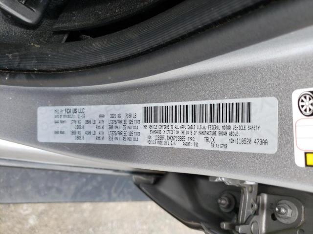 Photo 10 from auction – 2019 RAM 1500 REBEL with VIN 1C6SRFLTXKN715985