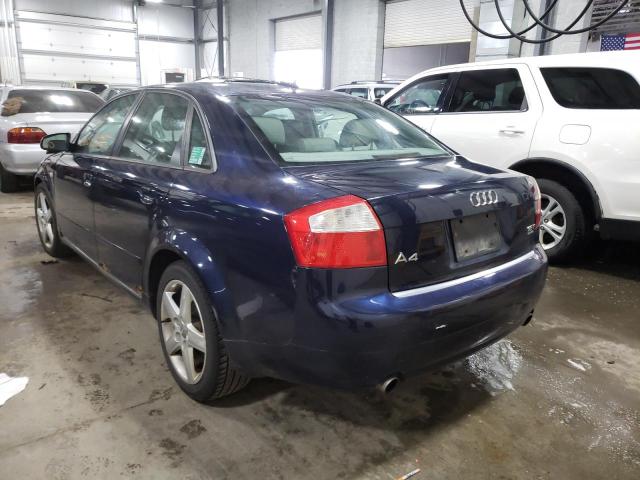 Photo 3 from auction – 2005 AUDI A4 1.8T QU with VIN WAULC68E35A086880