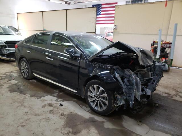 HYUNDAI SONATA SPO 2015 with VIN 5NPE34AF6FH183407 - Photo from auction
