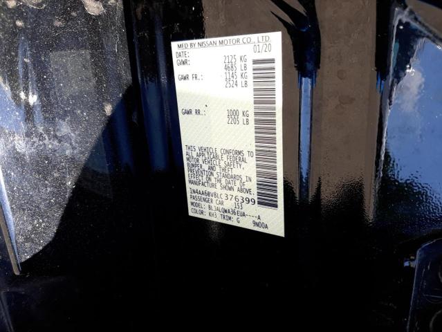 Photo 10 from auction – 2020 NISSAN MAXIMA S with VIN 1N4AA6BV8LC376399