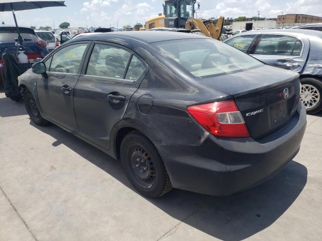 Photo 3 from auction – 2012 HONDA CIVIC LX with VIN 19XFB2F55CE063741