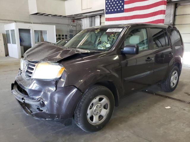 Photo 2 from auction – 2012 HONDA PILOT LX with VIN 5FNYF4H23CB010610