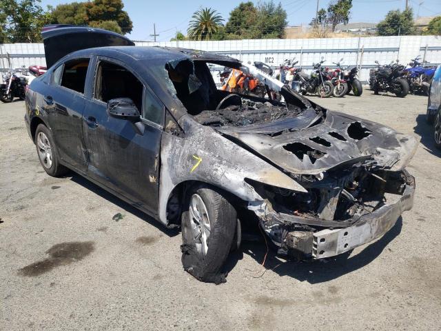HONDA CIVIC LX 2013 with VIN 19XFB2F58DE291816 - Photo from auction