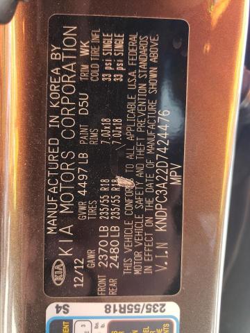 Photo 10 from auction – 2013 KIA SPORTAGE E with VIN KNDPC3A22D7424476
