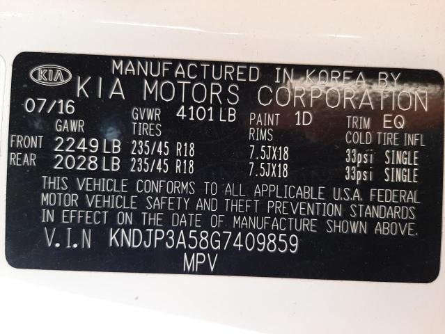 Photo 10 from auction – 2016 KIA SOUL + with VIN KNDJP3A58G7409859