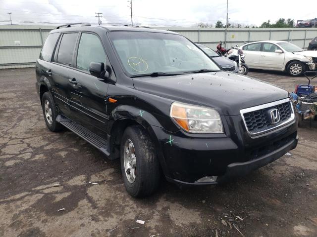 HONDA PILOT EXL 2007 with VIN 2HKYF187X7H531566 - Photo from auction