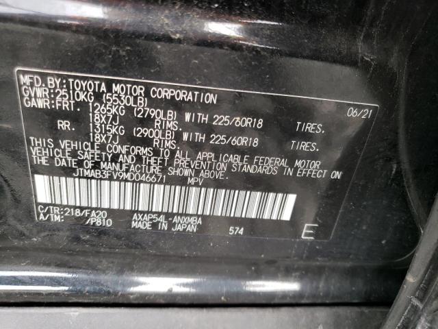 Photo 10 from auction – 2021 TOYOTA RAV4 PRIME with VIN JTMAB3FV9MD046671
