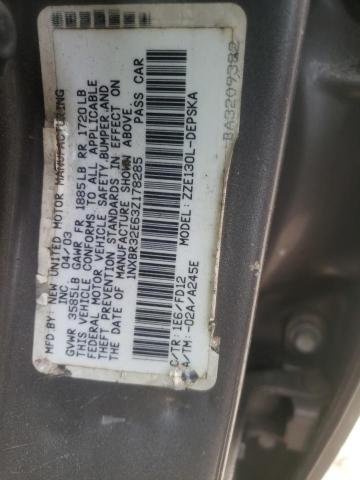 Photo 10 from auction – 2003 TOYOTA COROLLA CE with VIN 1NXBR32E63Z178285