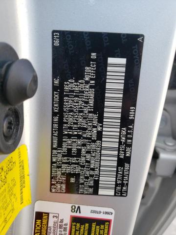 Photo 10 from auction – 2013 TOYOTA VENZA LE with VIN 4T3BA3BBXDU048399