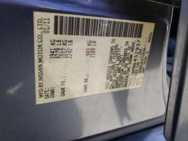 Photo 10 from auction – 2011 NISSAN ALTIMA BAS with VIN 1N4AL2AP9BN457937