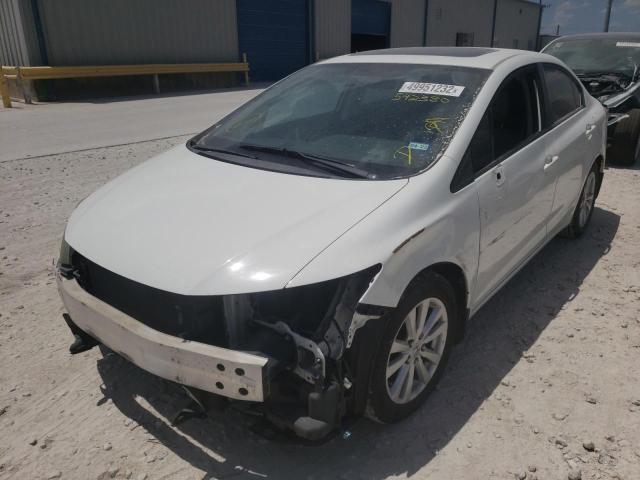 Photo 2 from auction – 2012 HONDA CIVIC EXL with VIN 2HGFB2F95CH542380