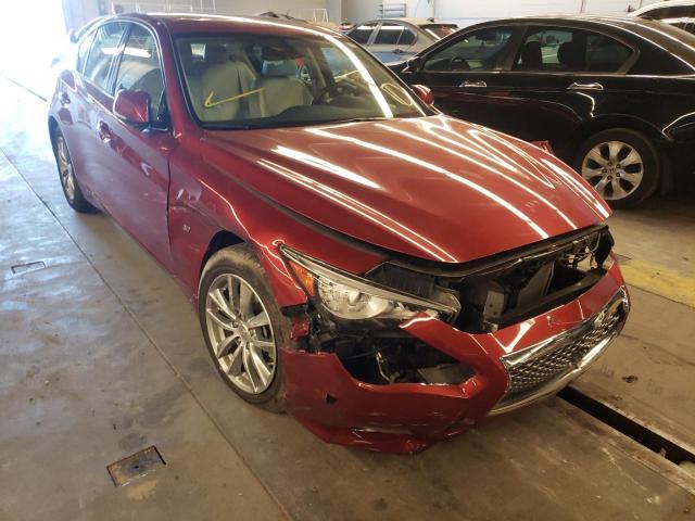 INFINITI Q50 BASE 2014 with VIN JN1BV7AR9EM685988 - Photo from auction