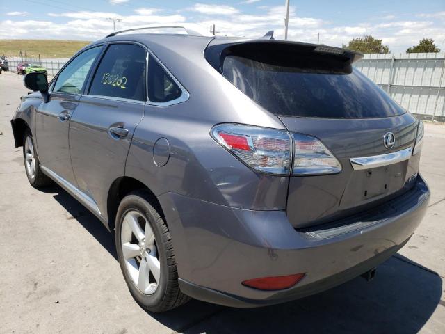 Photo 3 from auction – 2012 LEXUS RX 350 with VIN 2T2BK1BA1CC134827