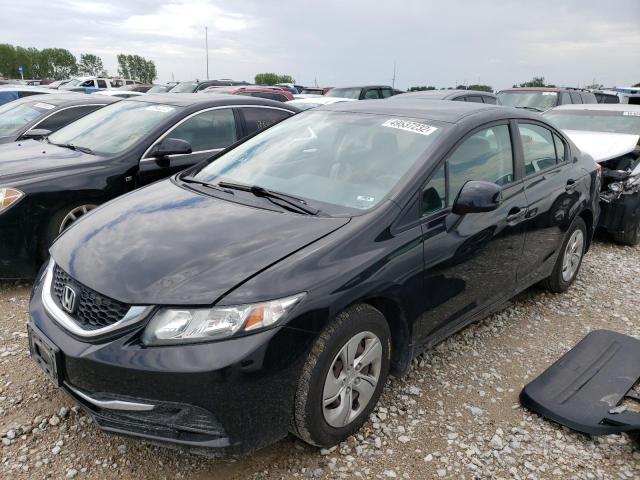 Photo 2 from auction – 2013 HONDA CIVIC LX with VIN 19XFB2F50DE075281