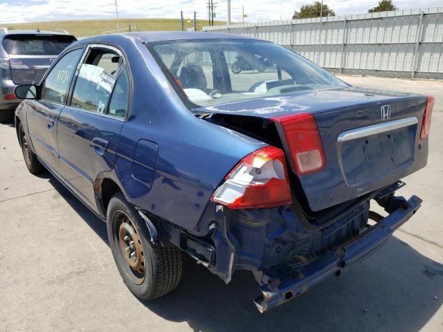 Photo 3 from auction – 2001 HONDA CIVIC EX with VIN 1HGES26771L008260