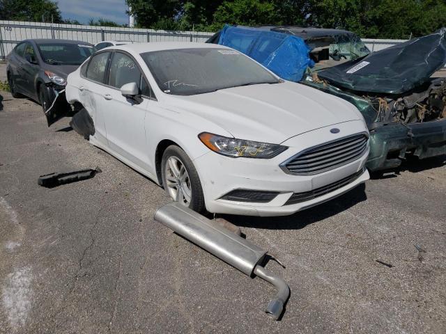 FORD FUSION SE 2018 with VIN 3FA6P0HD8JR266757 - Photo from auction