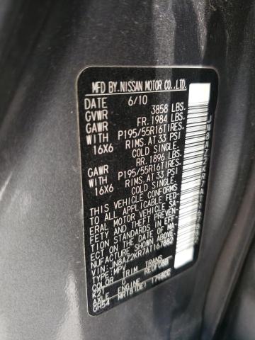 Photo 10 from auction – 2010 NISSAN CUBE BASE with VIN JN8AZ2KR7AT167882