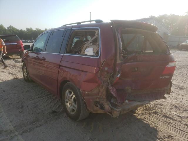 Photo 3 from auction – 2005 HONDA ODYSSEY EX with VIN 5FNRL38625B422563