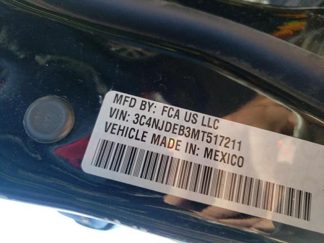Photo 10 from auction – 2021 JEEP COMPASS 80 with VIN 3C4NJDEB3MT517211