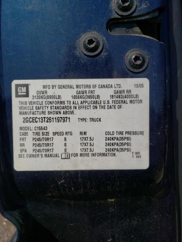 Photo 10 from auction – 2006 CHEVROLET SILVERADO with VIN 2GCEC13T261197971