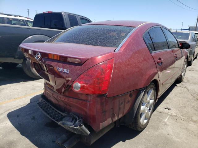 Photo 4 from auction – 2006 NISSAN MAXIMA SE with VIN 1N4BA41E16C859196