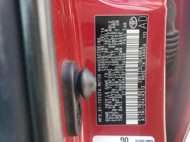 Photo 10 from auction – 2015 TOYOTA COROLLA L with VIN 2T1BURHE6FC256496