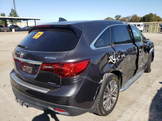 Photo 4 from auction – 2016 ACURA MDX TECHNO with VIN 5FRYD4H49GB032347