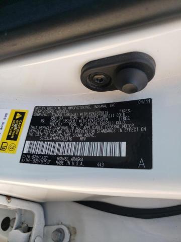 Photo 10 from auction – 2011 TOYOTA HIGHLANDER with VIN 5TDDK3EH0BS062316