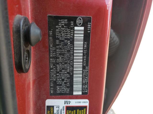 Photo 10 from auction – 2011 TOYOTA CAMRY BASE with VIN 4T1BF3EK1BU185427