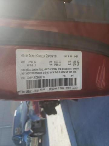 Photo 10 from auction – 2005 DODGE MAGNUM SXT with VIN 2D4FV48VX5H596193