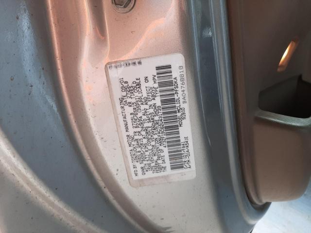 Photo 10 from auction – 2002 TOYOTA SIENNA CE with VIN 4T3ZF19C62U431739