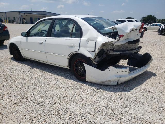 Photo 3 from auction – 2002 HONDA CIVIC LX with VIN 2HGES16592H589624