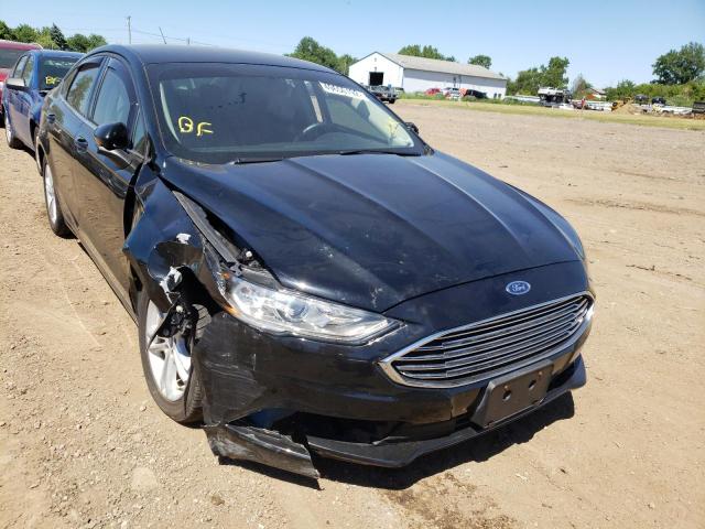 FORD FUSION SE 2018 with VIN 3FA6P0LU0JR153635 - Photo from auction