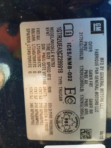 Photo 10 from auction – 2012 GMC SIERRA K15 with VIN 1GTR2UEA3CZ289918