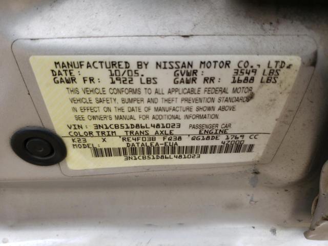 Photo 10 from auction – 2012 FORD FOCUS SE with VIN 3N1CB51D86L481023
