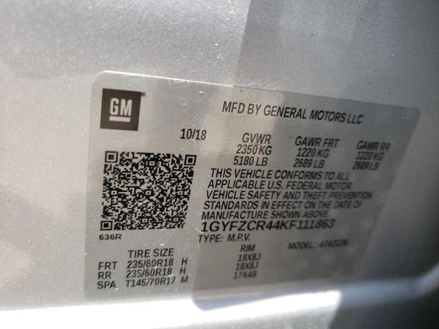 Photo 10 from auction – 2019 CADILLAC XT4 PREMIU with VIN 1GYFZCR44KF111863