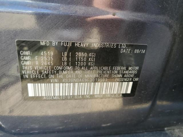 Photo 10 from auction – 2015 SUBARU LEGACY 2.5 with VIN 4S3BNBA69F3019503