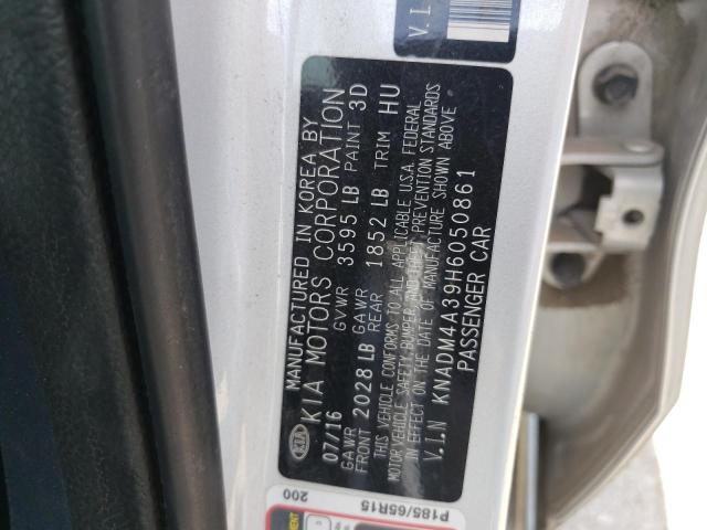 Photo 10 from auction – 2017 KIA RIO LX with VIN KNADM4A39H6050861