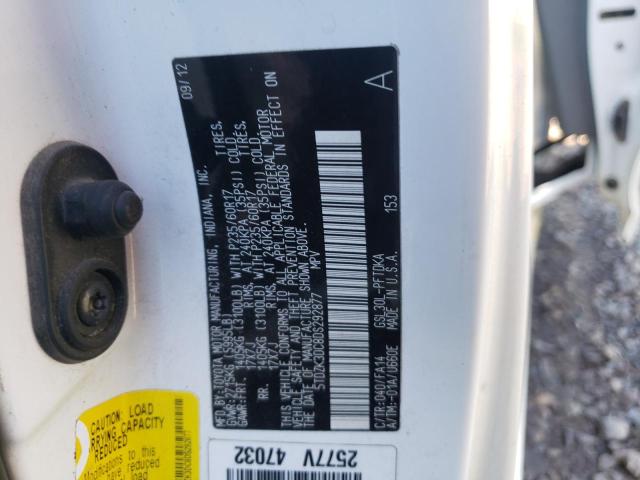 Photo 10 from auction – 2013 TOYOTA SIENNA with VIN 5TDZK3DC8DS292877