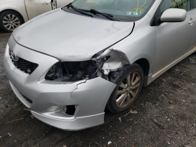 Photo 9 from auction – 2009 TOYOTA COROLLA BA with VIN 2T1BU40E89C076844