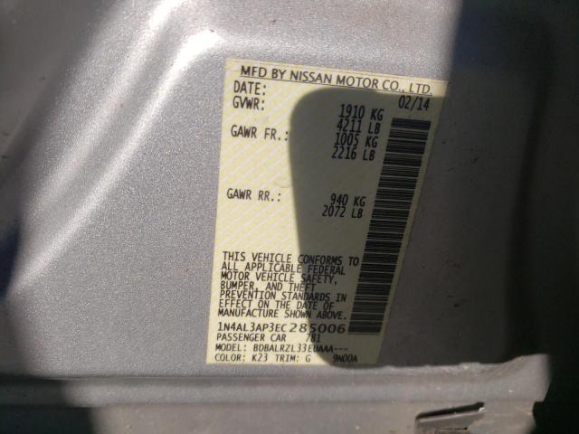 Photo 10 from auction – 2014 NISSAN ALTIMA 2.5 with VIN 1N4AL3AP3EC285006
